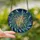 Dreamy Souls' Vibrant Yellow Stained Glass Feather Ethereal Tiffany Mosaic Art Stained Glass Suncatcher - q0-8ijkakK