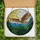Nature Art Lovers' Tiffany Stained Glass Soaring Eagle Hawk Emerald Rust Jewel Tones Detailed Forest Mountain Sunburst Mosaic Stained Glass Suncatcher - 5