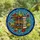 Book Lovers' Tiffany Stained Glass Antique Books Gold Red Blue Wildflower Geometric Mosaic Stained Glass Suncatcher - TyK2q8H__Q