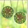Foodie Art Lovers' Edge-to-Edge Stained Glass Pho Ramen Noodle Emerald Green Saffron Yellow Intricate Mosaic Pattern Stained Glass Suncatcher - 3