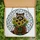 Wildlife Art Enthusiasts' Tiffany Style Raccoon Sunflower Jewel Tone Mosaic Stained Glass Suncatcher - 5