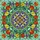 Art Lovers' Vibrant Tiffany Stained Glass Celtic Knot Floral Mosaic Gold Blue Emerald Purple Stained Glass Suncatcher - 6