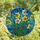 Floral Art Enthusiasts' Tiffany Style Yellow Blue Green Daffodil Stained Glass Mosaic Stained Glass Suncatcher - ZSQm5SRicT
