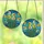 Floral Art Enthusiasts' Tiffany Style Yellow Blue Green Daffodil Stained Glass Mosaic Stained Glass Suncatcher - l328_9AJIC