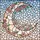 Stained Glass Art Lovers' Tiffany Style Crescent Moon Cherry Blossom Geometric Mosaic Jewel Tones Stained Glass Suncatcher - 6