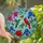 Nature Lovers' 8K Vibrant Stained Glass Hummingbird Cardinal Floral Mosaic Pattern Stained Glass Suncatcher - 1