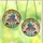 Nature Lovers' Whimsical Tiffany Glass Snail Mushroom Woodland Mosaic Jewel Tones Stained Glass Suncatcher - 3