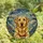 Labrador Lovers' Stained Glass Golden Retriever Tiffany Style Jewel Tone Abstract Nature Mosaic Stained Glass Suncatcher - 9UVjDlHvsk