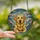 Labrador Lovers' Stained Glass Golden Retriever Tiffany Style Jewel Tone Abstract Nature Mosaic Stained Glass Suncatcher - vWbSS0aQb1