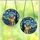 Pet Lovers' Tiffany Stained Glass Goldendoodle Paw Touch Creation Art, Starry Night Jewel Tones Stained Glass Suncatcher - YIE9Ign8j7