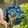 Pet Lovers' Tiffany Stained Glass Goldendoodle Paw Touch Creation Art, Starry Night Jewel Tones Stained Glass Suncatcher - mxvjabFlN-