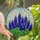 Nature Art Lovers' Tiffany Stained Glass Bluebonnet Floral Intricate Blue Purple Green Mosaic Stained Glass Suncatcher - O3BeeRLvv_