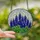 Nature Art Lovers' Tiffany Stained Glass Bluebonnet Floral Intricate Blue Purple Green Mosaic Stained Glass Suncatcher - cmN9r3ksdU