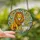 Art Lovers' Majestic Golden Lion Lamb Tiffany Stained Glass Jewel Tone Floral Mosaic Design Stained Glass Suncatcher - 2