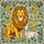 Art Lovers' Majestic Golden Lion Lamb Tiffany Stained Glass Jewel Tone Floral Mosaic Design Stained Glass Suncatcher - 6