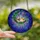 Cat Lovers' Tiffany Style Stained Glass Calico Cat Crescent Moon Cosmic Lavender Wisteria Pattern Stained Glass Suncatcher - 2
