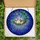 Cat Lovers' Tiffany Style Stained Glass Calico Cat Crescent Moon Cosmic Lavender Wisteria Pattern Stained Glass Suncatcher - 5