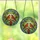 Nature Lovers' Intricate Stained Glass Robins Tree Branch Mosaic Fiery Orange Deep Red Forest Green Jewel Tones Stained Glass Suncatcher - 3