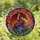 Fantasy Art Lovers' Tiffany Stained Glass Winged Dragon, Jewel Tone Purple Orange Blue Crystal Mosaic Stained Glass Suncatcher - 4
