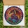 Fantasy Art Lovers' Tiffany Stained Glass Winged Dragon, Jewel Tone Purple Orange Blue Crystal Mosaic Stained Glass Suncatcher - 5