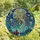 Fantasy Art Lovers' Tiffany Style Bioluminescent Jellyfish Deep Sea Cityscape Art Stained Glass Suncatcher - QDbXILoqsC