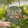 Fantasy Art Lovers' Intricate Tiffany Stained Glass Fairy Opossums Iridescent Amber-Grey Mosaic Stained Glass Suncatcher - sZH_Ne3r2d