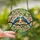 Art Lovers' Tiffany Style Stained Glass Bluebirds Cherry Blossoms Jewel Tone Mosaic Stained Glass Suncatcher - 1JAgC-ZKso