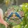 Art Lovers' Tiffany Style Stained Glass Bluebirds Cherry Blossoms Jewel Tone Mosaic Stained Glass Suncatcher - JaYugFEL5g
