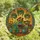 Botanical Art Enthusiasts' Tiffany Stained Glass Potted Plants & Trailing Vines Luminous Amber Jewel Tones Intricate Floral Border Stained Glass Suncatcher - 4