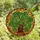 Botanical Art Lovers' Vibrant Emerald Golden Amber Stained Glass Monstera Mosaic Stained Glass Suncatcher - 4