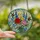 Nature Lovers' Intricate Tiffany Stained Glass Red Rose Blue Morning Glory Pink Peony Floral Art Stained Glass Suncatcher - 2