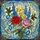 Nature Lovers' Intricate Tiffany Stained Glass Red Rose Blue Morning Glory Pink Peony Floral Art Stained Glass Suncatcher - 6