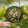 Nature Lovers' Vibrant Tiffany Stained Glass Hummingbird Fuchsia Bloom Mosaic Stained Glass Suncatcher - 2