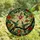 Nature Lovers' Vibrant Tiffany Stained Glass Hummingbird Fuchsia Bloom Mosaic Stained Glass Suncatcher - 4