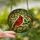 Nature Lovers' Intricate Ruby Red Cardinal Stained Glass Tiffany Style Forest Mosaic Pattern Stained Glass Suncatcher - 2