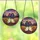 Whimsical Art Lovers' Tiffany Stained Glass Ghosts Barn Twilight Gold Purple Orange Mosaic Stained Glass Suncatcher - 3