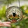Whimsical Art Lovers' Tiffany Stained Glass White Ghost Black Cat Orange Marigold Mosaic Stained Glass Suncatcher - 2