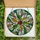Stained Glass Art Lovers' Glowing Tiffany Holly Berry Mosaic Winter Sky Design with Emerald Red Amber Jewel Tones Stained Glass Suncatcher - 5