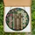Book Lovers' Tiffany Style Stained Glass Antique Books Gilded Spines Cream Pink Roses Emerald Vines Ornate Jewel Tone Pattern Stained Glass Suncatcher - 5