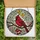 Nature Lovers' Vibrant Tiffany Stained Glass Ruby Red Cardinal Springtime Bloom Mosaic Stained Glass Suncatcher - 5