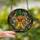 Holiday Art Lovers' Cheerful Gingerbread Man Tiffany Stained Glass Mosaic Jewel Tones Stained Glass Suncatcher - mpRndYKmNY