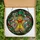 Holiday Art Lovers' Cheerful Gingerbread Man Tiffany Stained Glass Mosaic Jewel Tones Stained Glass Suncatcher - xFZyhZ2NcH
