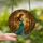Art Lovers' Tiffany Style Stained Glass Forest Woman, Teal Gown & Ruby Berries, Golden Lantern Glow, Emerald Foliage Stained Glass Suncatcher - dNNYf6lR4b
