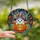 Halloween Enthusiasts' Stained Glass Ghost Pumpkin Indigo Mystic Star Mosaic Art Stained Glass Suncatcher - 2