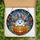 Halloween Enthusiasts' Stained Glass Ghost Pumpkin Indigo Mystic Star Mosaic Art Stained Glass Suncatcher - 5
