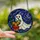 Halloween Art Lovers' Tiffany Stained Glass Whimsical Iridescent Ghost Glowing Jack-o'-lantern Motif Stained Glass Suncatcher - 2
