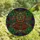 Holiday Enthusiasts' Ornate Tiffany Style Stained Glass Bells Emerald Ruby Gold Mosaic Pattern Stained Glass Suncatcher - 4