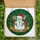 Holiday Enthusiasts' Glowing Stained Glass Snowman Merry Christmas Holly Candy Cane Design Stained Glass Suncatcher - 5