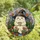 Cozy Whimsy Enthusiasts' Intricate Stained Glass Ghost with Witch Hat, Steaming Mug, Cactus, Flowers & Indigo Jewel Tones Stained Glass Suncatcher - 4