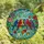 Nature & Art Lovers' Edge-to-Edge Tiffany Stained Glass Birds, Vibrant Floral Sky Mosaic Stained Glass Suncatcher - _U1LnVoFhv